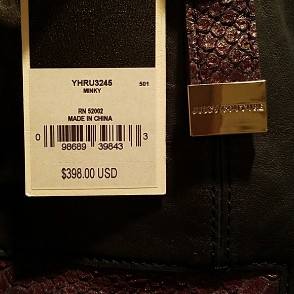 SOLD Juicy Couture Minky Tote - Picture 8 of 8